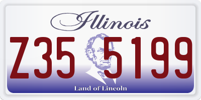 IL license plate Z355199