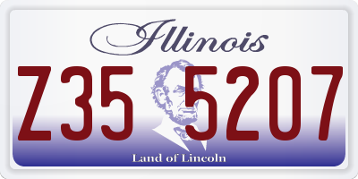 IL license plate Z355207