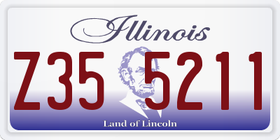 IL license plate Z355211