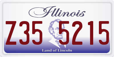 IL license plate Z355215