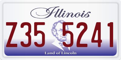 IL license plate Z355241