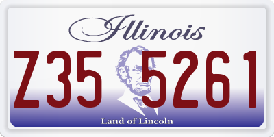 IL license plate Z355261