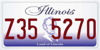 IL license plate Z355270