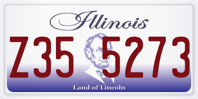 IL license plate Z355273