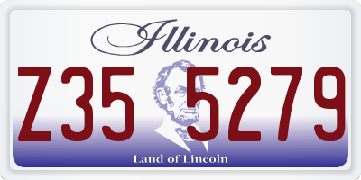 IL license plate Z355279