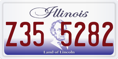 IL license plate Z355282