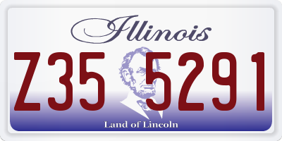 IL license plate Z355291