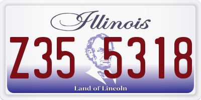 IL license plate Z355318