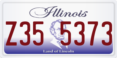 IL license plate Z355373