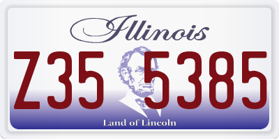 IL license plate Z355385