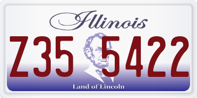 IL license plate Z355422