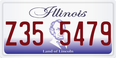 IL license plate Z355479