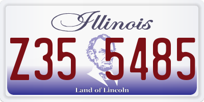 IL license plate Z355485