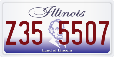 IL license plate Z355507