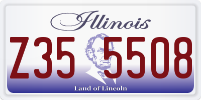 IL license plate Z355508