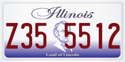 IL license plate Z355512