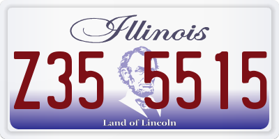 IL license plate Z355515