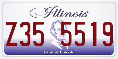 IL license plate Z355519