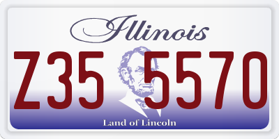 IL license plate Z355570