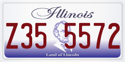 IL license plate Z355572