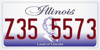 IL license plate Z355573