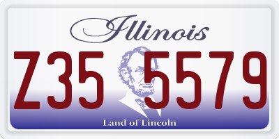 IL license plate Z355579