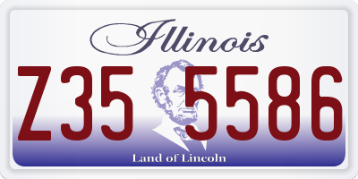 IL license plate Z355586