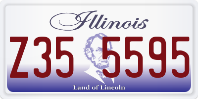 IL license plate Z355595