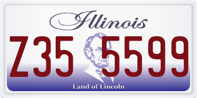IL license plate Z355599