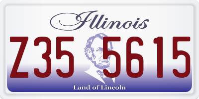 IL license plate Z355615