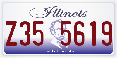 IL license plate Z355619