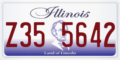 IL license plate Z355642
