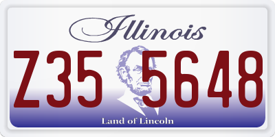 IL license plate Z355648