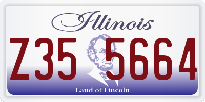 IL license plate Z355664