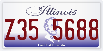 IL license plate Z355688