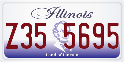 IL license plate Z355695