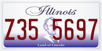 IL license plate Z355697
