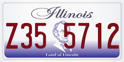 IL license plate Z355712