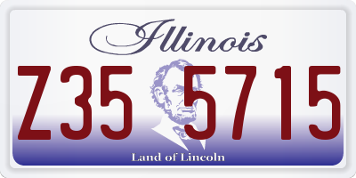 IL license plate Z355715