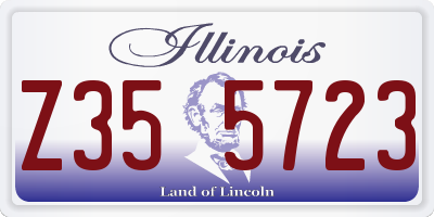 IL license plate Z355723
