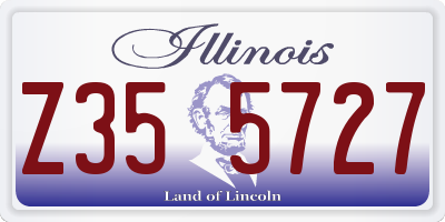 IL license plate Z355727