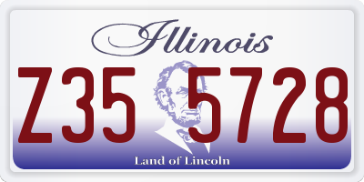 IL license plate Z355728