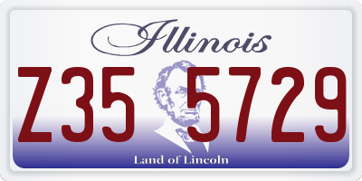 IL license plate Z355729
