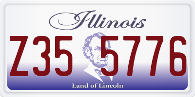 IL license plate Z355776