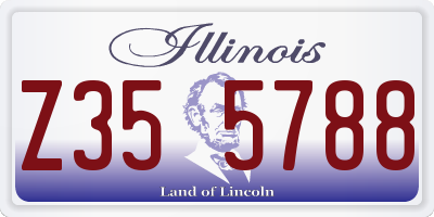 IL license plate Z355788