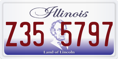 IL license plate Z355797