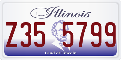 IL license plate Z355799