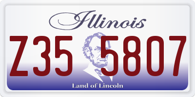 IL license plate Z355807