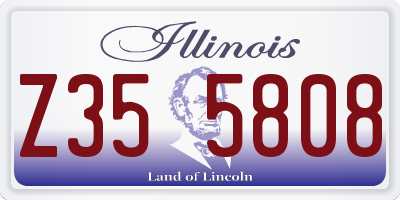 IL license plate Z355808