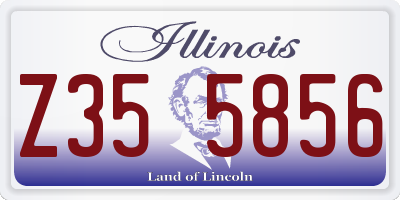 IL license plate Z355856